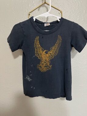 Vintage & Very Worn Hanes Harley Davidson of KC  Kids Short Sleeve
